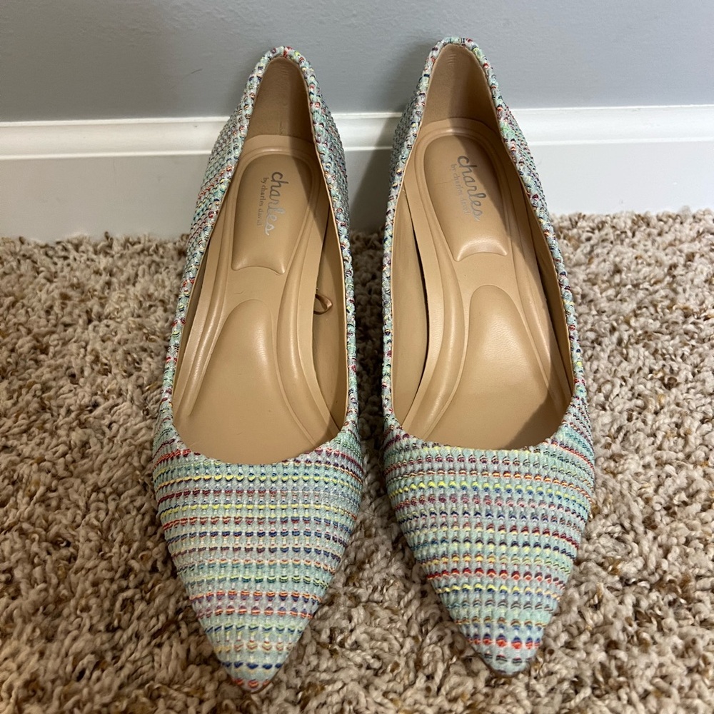 Multi colored heels